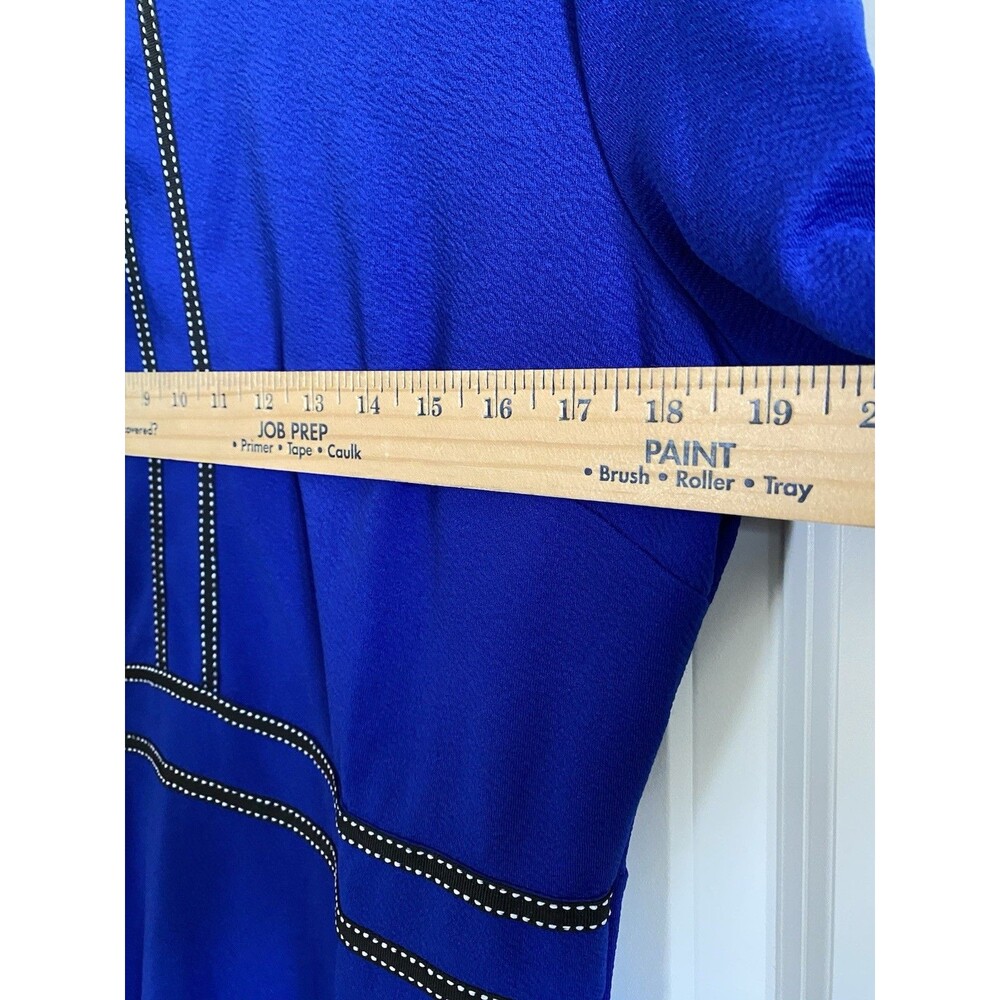 HOMEYEE Dress NWT Royal Blue Modest Work Business Cocktail Size 2XL US 12 - Picture 12 of 13